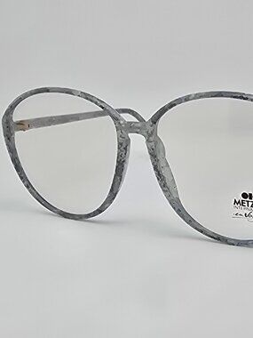 Metzler En Vogue Collection 0620 267 Blue Marble Eyeglasses Frame Germany 60mm